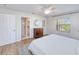 Main bedroom with ensuite bathroom access and a king-size bed at 3021 Palm Dr, Punta Gorda, FL 33950