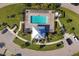Aerial view of community pool and surrounding area at 14025 Black Beauty Dr # 412, Punta Gorda, FL 33955
