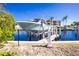 Private boat slip with lift in a waterfront community at 2002 Bal Harbor Boulevard # 811, Punta Gorda, FL 33950