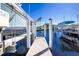 Private dock with pathway leading to boat lift at 2002 Bal Harbor Boulevard # 811, Punta Gorda, FL 33950