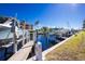 Community boat docks and slips by the water at 2002 Bal Harbor Boulevard # 811, Punta Gorda, FL 33950