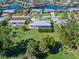 Aerial view showcasing the house and surrounding neighborhood at 3014 Guadalupe Dr, Punta Gorda, FL 33950
