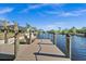 Relax on this private dock with peaceful water views at 8306 Santa Cruz Dr, Port Charlotte, FL 33981