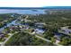 Aerial view of waterfront community with luxury homes and canals at 1285 Liggett Cir, Port Charlotte, FL 33953