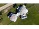 Overhead view of two geodesic dome houses at 15871 Huffmaster Rd, North Fort Myers, FL 33917