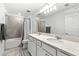 Bathroom with double vanity, bathtub and shower at 16224 Laurel Oak Ln, Punta Gorda, FL 33982