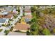 Aerial view of the house and surrounding area at 1636 Palace Ct, Port Charlotte, FL 33980