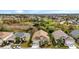 Aerial view showcasing a lovely house in a quiet residential neighborhood at 1636 Palace Ct, Port Charlotte, FL 33980