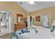 Main bedroom with ensuite bathroom and walk-in closet at 1636 Palace Ct, Port Charlotte, FL 33980