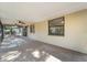 Covered porch with view of backyard at 21047 Baffin Ave, Port Charlotte, FL 33954