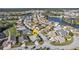 Aerial view showcasing home's location in a desirable community at 24415 Buckingham Way, Punta Gorda, FL 33980
