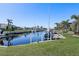 Scenic canal-front property with boat docks and lush landscaping at 2501 Rio Largo Ct, Punta Gorda, FL 33950