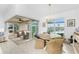 Casual dining area with sliding doors opening to outdoor patio at 3112 Tripoli Blvd, Punta Gorda, FL 33950