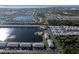 Wide aerial view of community, showing location near water at 3310 Loveland Blvd # 2304, Punta Gorda, FL 33980