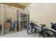 Indoor storage unit with shelving and bike storage at 91 Vivante Blvd # 9144, Punta Gorda, FL 33950