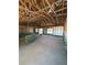 Interior framing of a new home, showing the structure and open floor plan at 13541 Jeronimo Ln, Port Charlotte, FL 33981