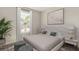 Well-decorated bedroom with contemporary furniture and lots of natural light at 16114 Highgate St, Port Charlotte, FL 33953