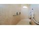 Large walk-in shower with grab bars for accessibility at 17080 Kellog Ave, Port Charlotte, FL 33954