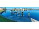 Private boat dock offering convenient water access at 3736 Bal Harbor Blvd, Punta Gorda, FL 33950
