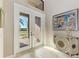 Bright entryway with double doors and decorative console at 3736 Bal Harbor Blvd, Punta Gorda, FL 33950