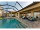 Spacious pool and patio area with canal views at 3736 Bal Harbor Blvd, Punta Gorda, FL 33950