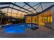 Stunning pool and spa with fire feature and covered patio at 435 La Sila Ct, Punta Gorda, FL 33950