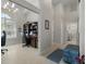 Home office with built-in shelving and view of backyard at 566 Port Bendres Dr, Punta Gorda, FL 33950