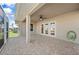 Covered patio overlooking the canal at 740 Kingfish Ct, Punta Gorda, FL 33950