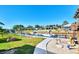 Waterfront backyard with patio, boat dock, and fire pit at 824 E 6Th St, Englewood, FL 34223