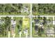 Aerial view showing home's location within the neighborhood at 13523 Drysdale Ave, Port Charlotte, FL 33981