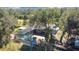 Aerial view of house, pool, shed and large backyard at 14454 Nw Chamberlain Blvd, Port Charlotte, FL 33953