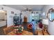Living room with view of lake from sliding doors at 2160 Heron Lake Dr # 104, Port Charlotte, FL 33983