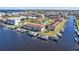 Waterfront condo community with many boat docks located on canals and nearby residences and waterways at 240 Lewis Cir # 29, Punta Gorda, FL 33950