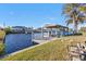 Private boat dock with covered lift at 9509 St Paul Dr, Port Charlotte, FL 33981