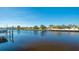 Calm canal with neighboring houses and boats at 108 Roselle Ct, Port Charlotte, FL 33952