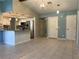 Open concept kitchen with granite countertops and island at 1196 Hinton St, Port Charlotte, FL 33952