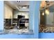 Modern kitchen with granite counters, stainless steel sink and appliances at 1196 Hinton St, Port Charlotte, FL 33952