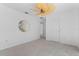 Bright bedroom featuring ceiling fan and neutral decor at 25380 Vantage Ln, Punta Gorda, FL 33983