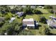 Aerial perspective of the house and its surroundings at 4525 Church St, Punta Gorda, FL 33980