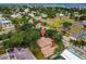 Aerial view showcasing home's location near water at 515 W Olympia Ave, Punta Gorda, FL 33950