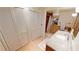 Bathroom with tile floors and walk-in shower at 1 Colony Point Dr # 16C, Punta Gorda, FL 33950