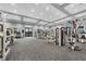 Modern clubhouse fitness center with various exercise equipment at 14061 Heritage Landing Blvd # 415, Punta Gorda, FL 33955
