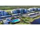 Resort-style pool with parking and nearby apartment buildings at 14061 Heritage Landing Blvd # 415, Punta Gorda, FL 33955