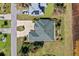 House and surrounding area from an aerial perspective at 2244 Mauritania Rd, Punta Gorda, FL 33983