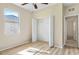 Bright bedroom with wood-look floors and spacious closet at 267 Lecturn St, Port Charlotte, FL 33954