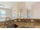 Modern kitchen with stainless steel appliances and granite countertops at 267 Lecturn St, Port Charlotte, FL 33954
