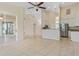 Open and spacious living area with tile flooring and high ceilings at 267 Lecturn St, Port Charlotte, FL 33954
