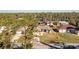 Aerial view of the house and surrounding area at 2696 Mather Ln, North Port, FL 34286