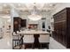 Gourmet kitchen with large island and custom cabinetry at 3409 Carpel St, Plant City, FL 33566