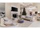 Spacious living room with fireplace and comfortable seating at 3409 Carpel St, Plant City, FL 33566